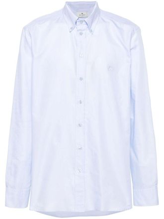 Etro Button-Down Collar Cotton Shirt