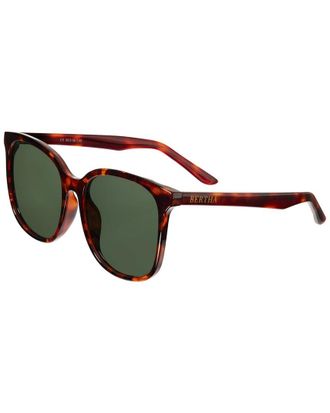 Bertha Sunglasses Womens Brsbr050c2 55Mm Polarized Sunglasses