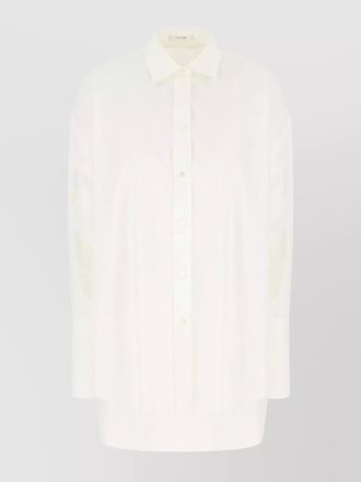 The Row shirt cotton crisp longline design