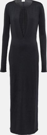 Magda Butrym Cutout silk maxi dress