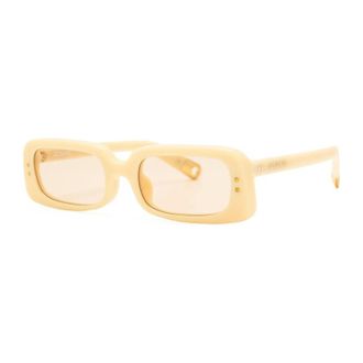 Jacquemus Rectangle Full Rim Sunglasses - Beige