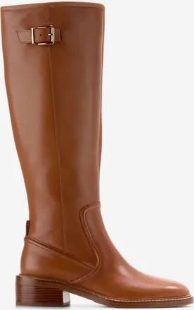 Cole Haan Womens Silvana Tall Buckle Boots - Brown Size 5.5