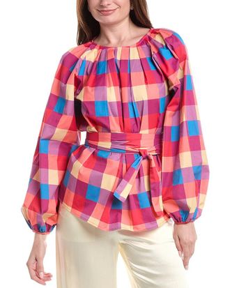 Misook Misook Tie Waist Blouse