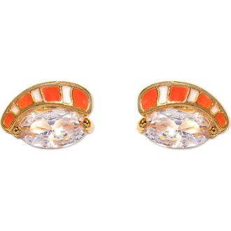 Girls Crew Salmon Nigiri Stud Earrings in Gold at Nordstrom