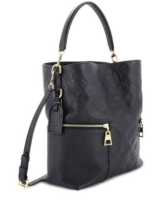Louis Vuitton Melie Handbag Monogram Empreinte Leather hobo bag - women - Calf Leather - One Size - Black