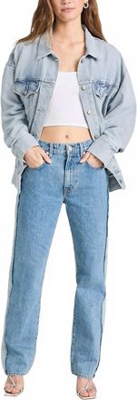 Slvrlake Denim Re-Worked Paneled London Jeans In Sweet Reverse