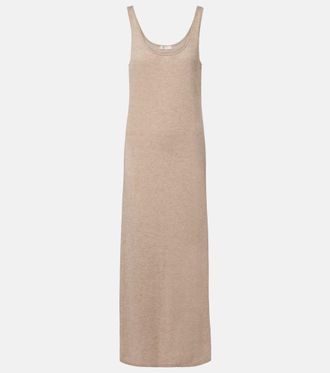 The Row Nareen knitted cashmere maxi dress