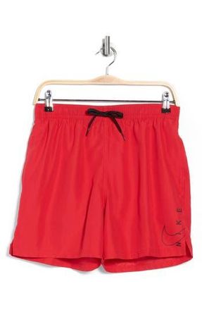 Nike 5-Inch Volley Swim Trunks in University Red at Nordstrom Rack, Size X-Large