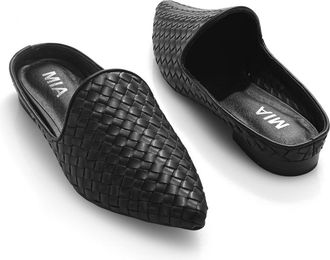 Mia Johona Pointed Toe Woven Mules