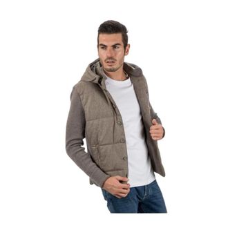 Gran Sasso Heren, Jassen, Bruin, Maat: M Wol