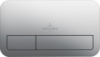 Villeroy & Boch Viconnect 2 knops bedieningsplaat edelmat