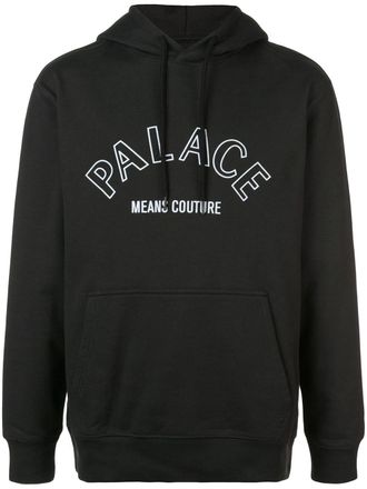 Palace Couture Black drawstring hoodie
