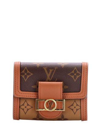 Louis Vuitton Dauphine Wallet Reverse Monogram Compact (Authentic Pre-Loved)