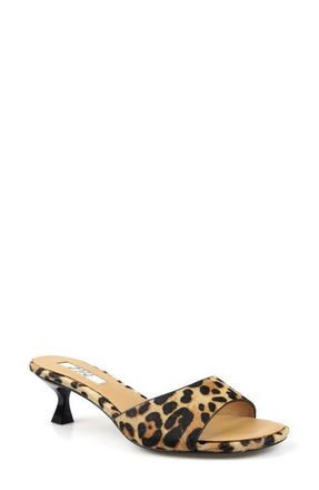 Zigi Soho Cashmoney Slide Sandal in Leopard Leather at Nordstrom, Size 10