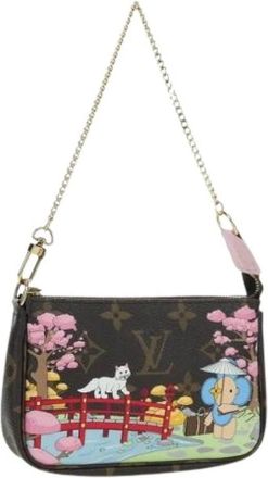 Louis Vuitton Pre-owned Mini Bags, female, Brown, Size: ONE SIZE Pre-owned Vintage Monogram Pouch