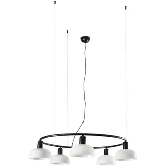 Faro Barcelona Tatawin S L&aacute;mpara Colgante Circular Blanco 20343-116-5l