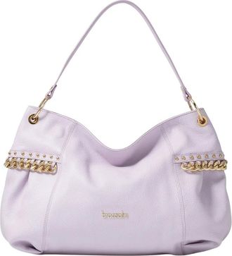 Braccialini Schoudertas - Dames - Schoudertassen - Paars - ONE Size - Leer - Tassen