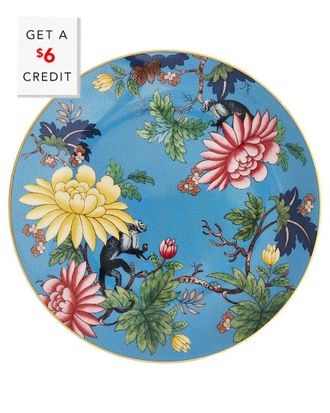 Wedgwood Wonderlust Sapphire Garden Coupe Platewith $6 Credit