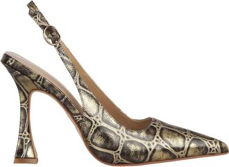 Alma En Pena Slingback schoenen met gesp-hak - Dames - Pumps - Geel - 38 EU - Schoenen