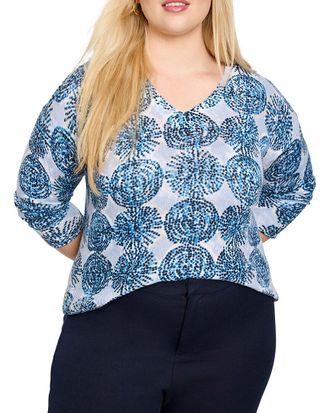 Nic+Zoe Nic+Zoe Plus Sand Dollar Supersoft Sweater