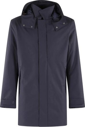 Save The Duck Sid Coat - Heren - Parka Jassen - Zwart - XL - Wol - Jassen