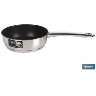 cofan Sarten Inox Induc. Modelo Polenta &Oslash;200 Mm, Sart&eacute;n Modelo Polenta De Inducci&oacute;n Antiadherente. Est&aacute; Fabricada En Acero Inoxidable 18/10 De Muy Buena Cal