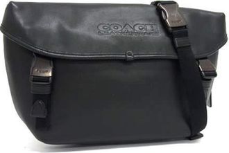 Coach Black Leather Sling Bag (Pre-Owned)