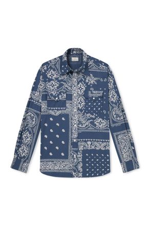 KAPITAL Bandana-Print Cotton Shirt