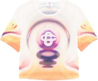 Casablanca T-Shirt mit Casablanca-Grafikdruck