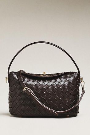 Melie Bianco Lana Woven Shoulder Bag