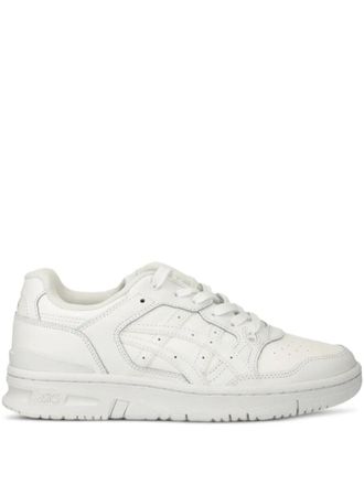 Asics perforated panelled low-top sneakers - White