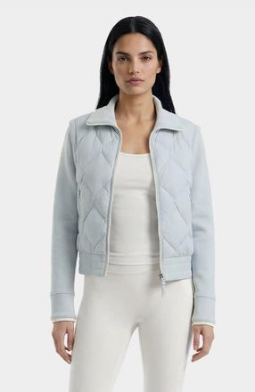 Rudsak Prisa Quilted Light Down Jacket With Removable Sleeves in Powder Blue at Nordstrom, Size X-Large