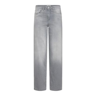 Ichi Ichi - Ihtwiggy Straight Broek - Dames - Jeans - Grijs - Maat: W25 L32