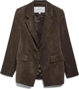 Comma Indoor Blazer - Dames - Blazers - Bruin - L - Jassen