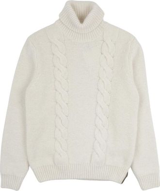 K-Way Ciral Pull Over - Heren - Coltruien - Wit - XL - Katoen - Truien & Vesten
