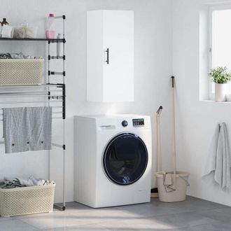 vidaXL Furniture Limited - Armario De Pared Blanco 34,5x34x90 Cm