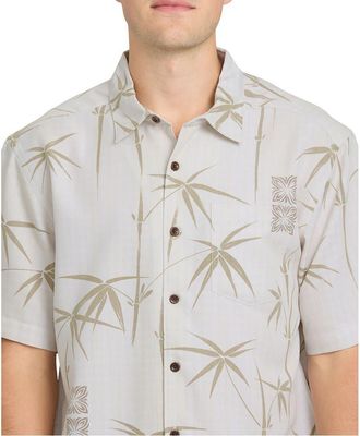 Quiksilver Bamb Bay WM SS Short Sleeve Shirt in Silver Birch at Nordstrom, Size Xx-Large