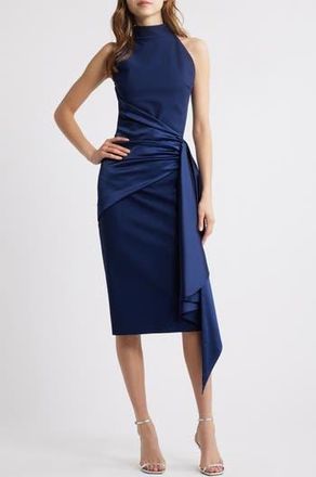 La Petite Robe Di Chiara Boni Gudairi Sleeveless Midi Dress in Blue Note at Nordstrom Rack, Size 2 Us / 38 It