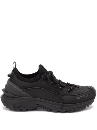 Moncler Trailgrip Lite3 lace-up fastening sneakers - Black