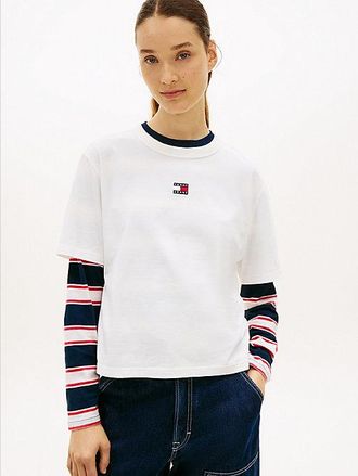 Tommy Hilfiger Tommy Badge Boxy Crew Neck T-Shirt