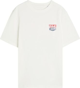 Wax London Dean Logo-print Cotton T-shirt - White - Xxl