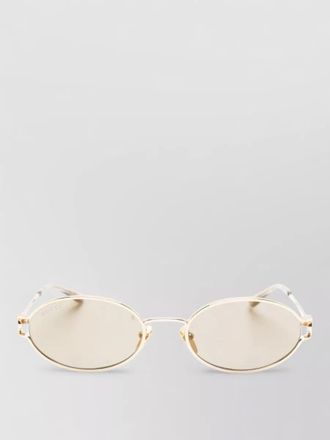 Gucci oval frame sunglasses adjustable nose pads
