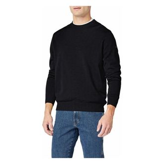 Maerz Ronde hals gebreid - Heren - Truien - Blauw - Maat: XL