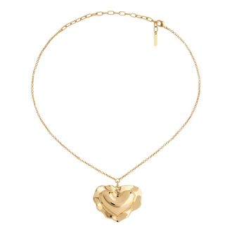 Nina Ricci Accessoires, Dames, Geel, ONE Size, Cushion Heart Necklace