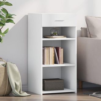 vidaXL Vidaxl - Credenza Bianca 45x42,5x93 cm in Legno Multistrato