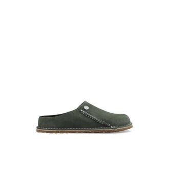 Birkenstock Zermatt Premium Slippers - Dames - Slip ons - Groen - 40 EU - Leer - Schoenen