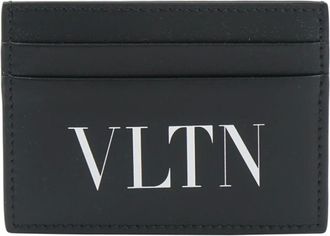 Valentino Wallets & Cardholders, male, Black, Size: ONE SIZE Vltn Logo Card Holder