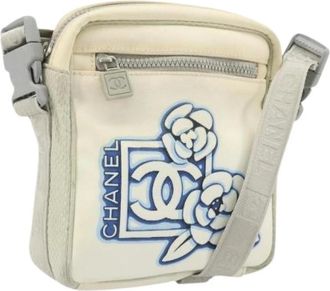 Chanel Pre-owned Cross Body Bags, female, White, Size: ONE SIZE Pre-owned Vintage Shoulder Bag