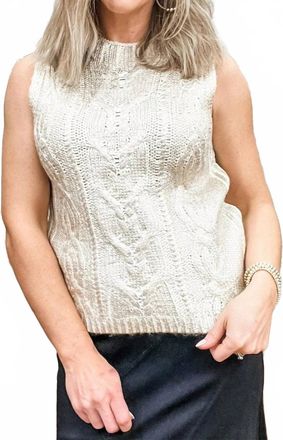 Dear John Denim Tatiana Tank In Ivory/rose Gold