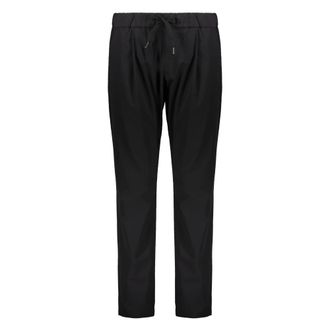 Herno Slim-fit Trousers, female, Black, Size: M Lightweight Casual Pants